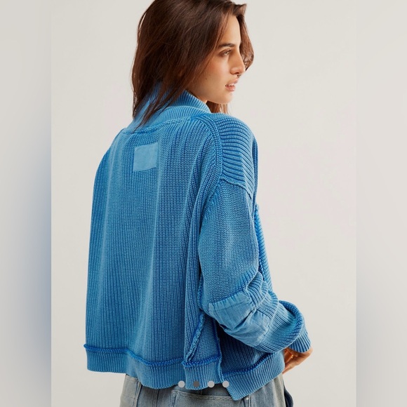 We the free Worn Thru Surplus Cardi - Picture 3 of 5